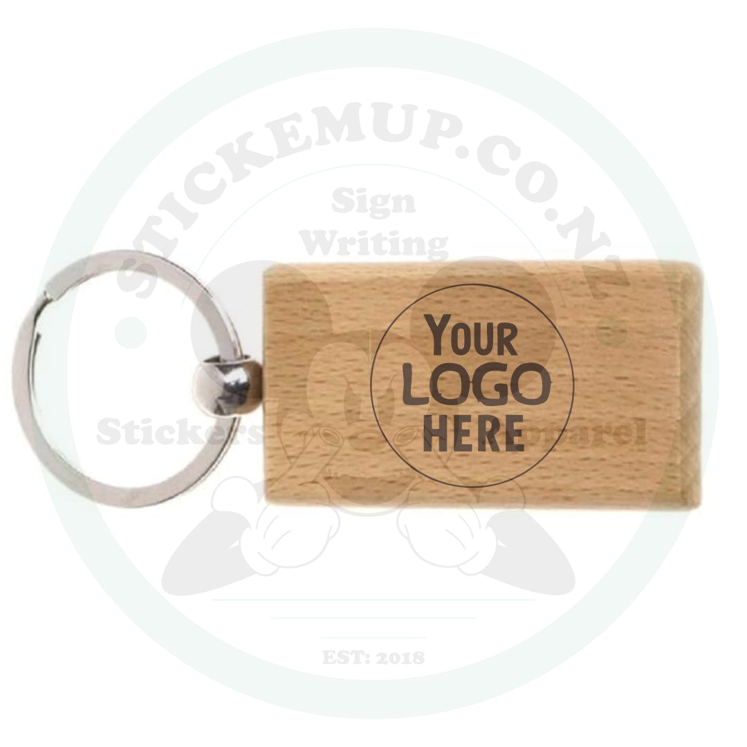 Logo Laser Engraved Keyring