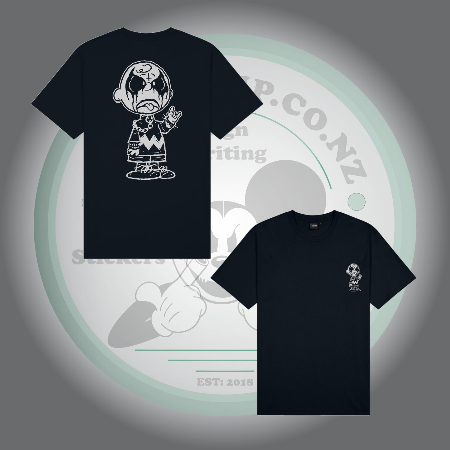 Rock On C Brown T-Shirt