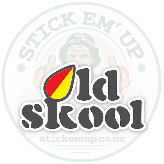 Old Skool JDM Sticker — logo-watermarked preview
