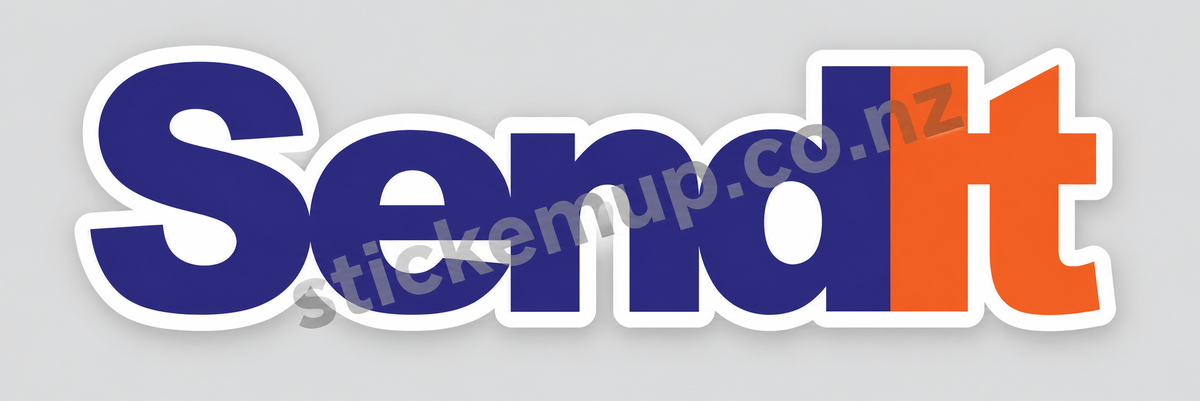Send It Parody Sticker – watermarked product preview