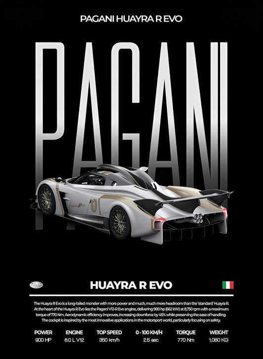 Pagani Huayra R Evo — Performance Series Poster