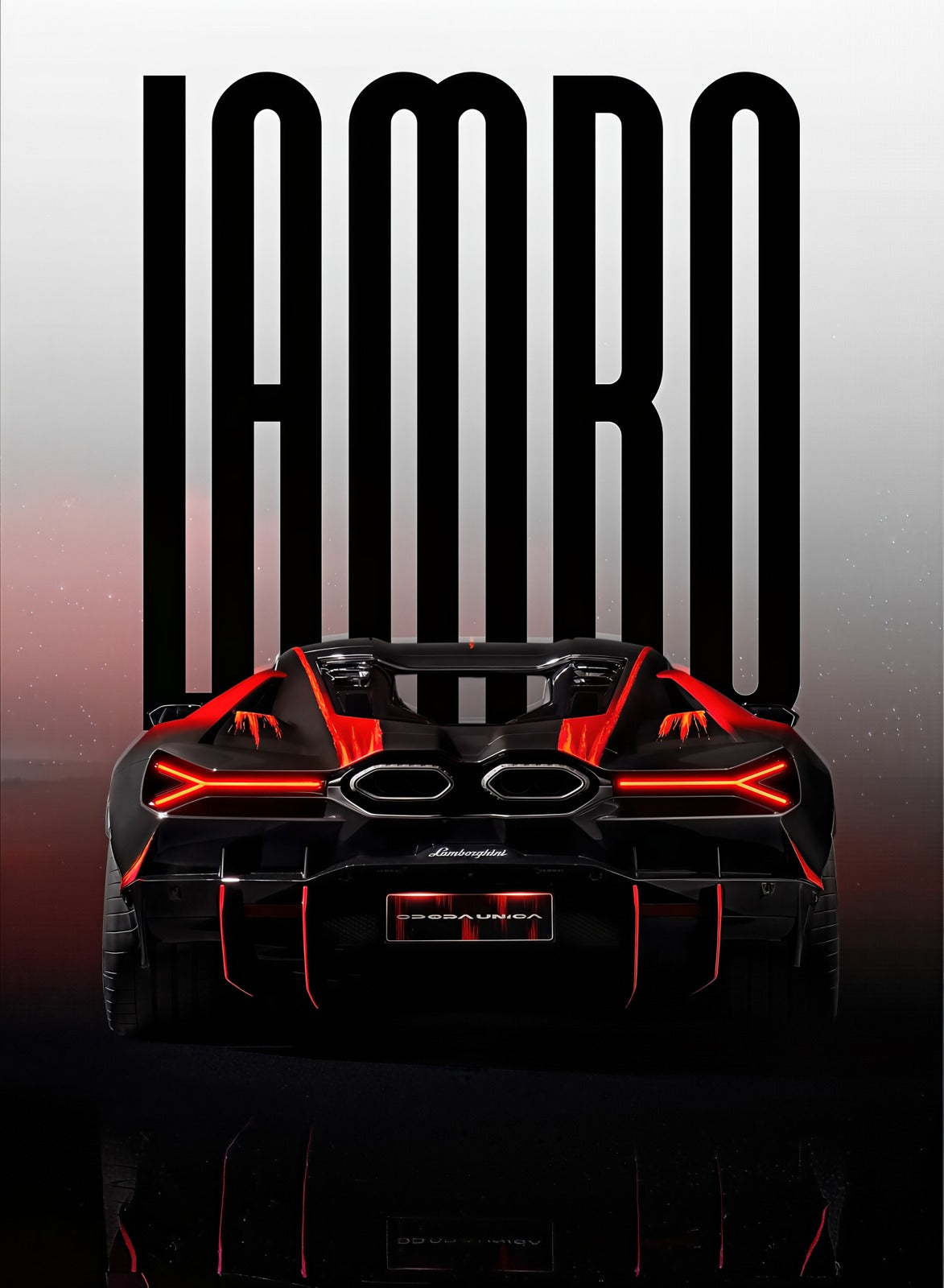 Lamborghini — Night Lights — Performance Series Poster