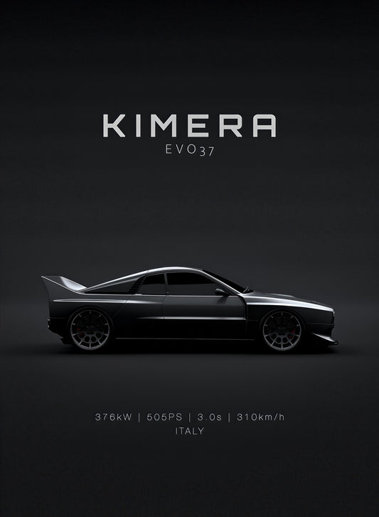 Kimera EVO37 — Dark Studio Poster