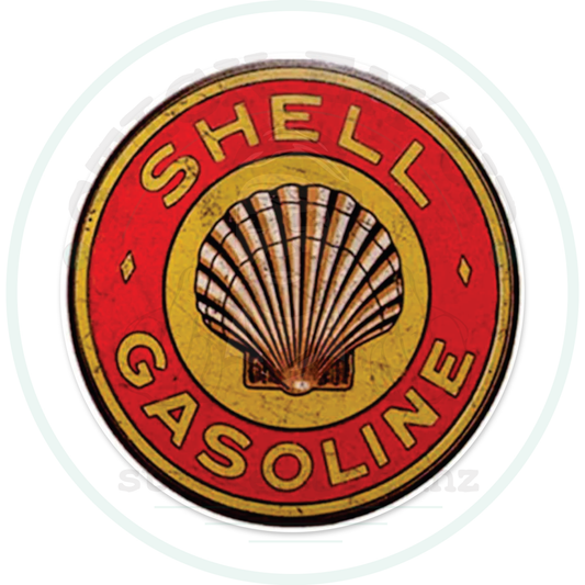 Shell gas – sticker cut contour and Stick Em’ Up watermark