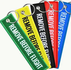 REMOVE BEFORE FLIGHT JET tag