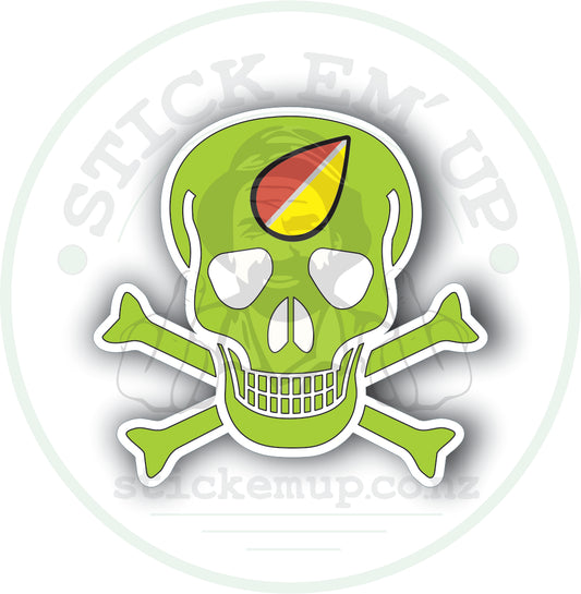 JDM Toxic Skull Sticker