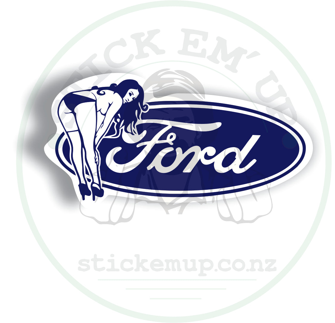 Ford Pin-Up Sticker