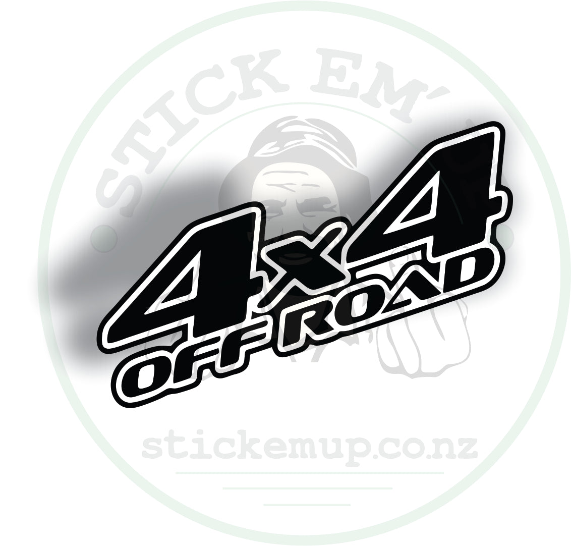 4X4 offroad decal or sticker – Stick Em' Up