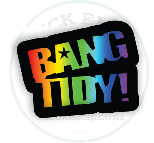 Bang Tidy Rainbow Sticker
