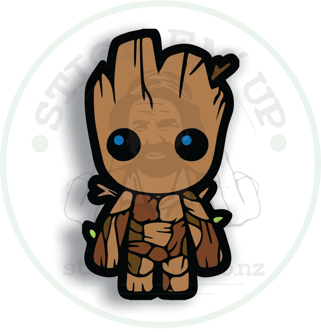 Groot Sticker Baby Groot Sticker – Stick Em' Up