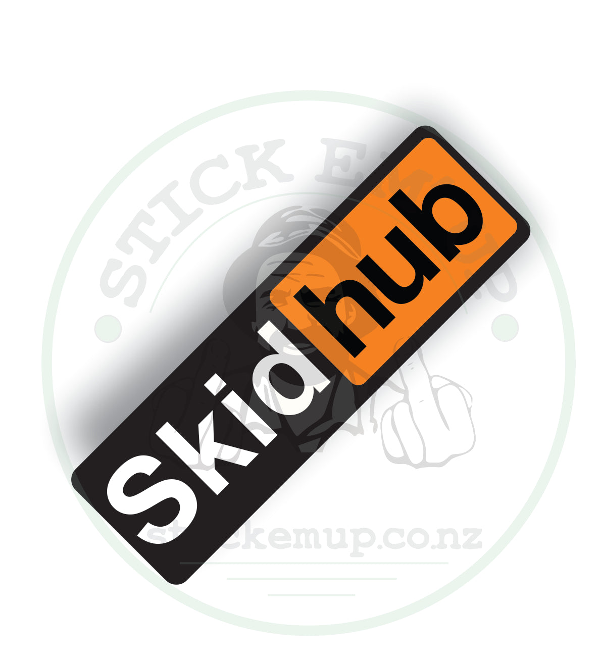 Skid Hub Sticker – Where Rubber Meets the Road 🔥🚗💨