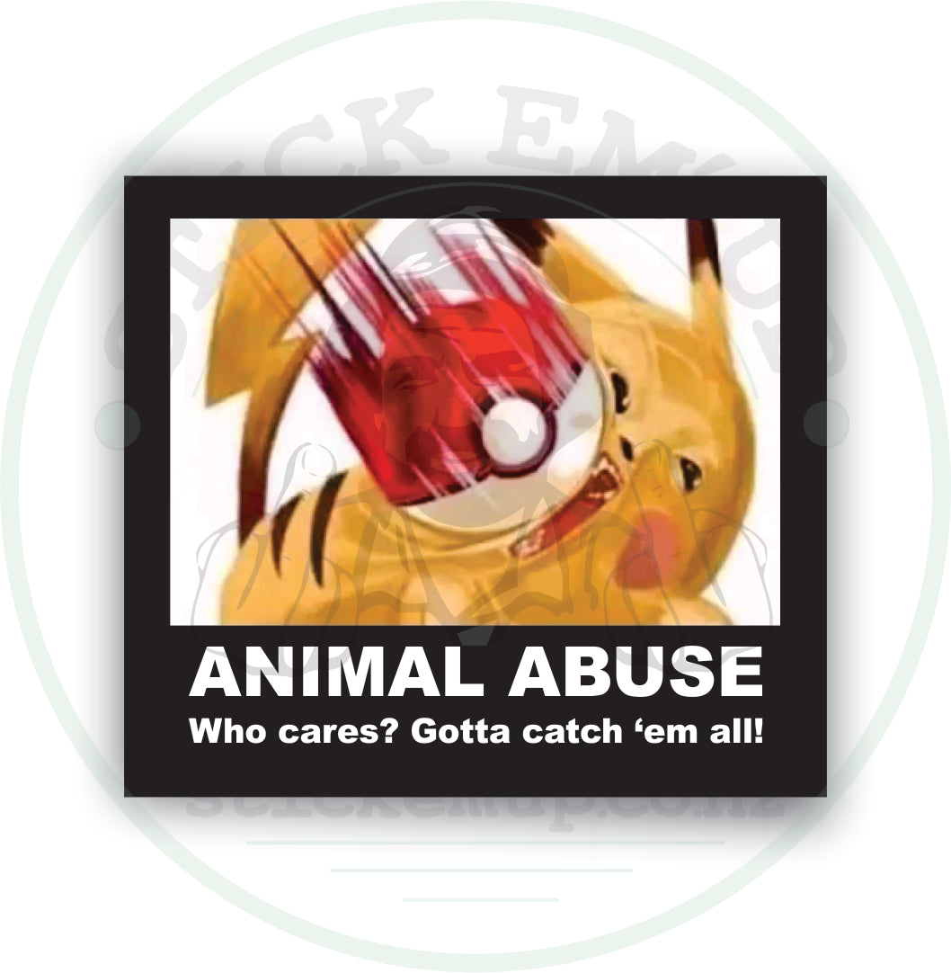 Animal Abuse Pikachu