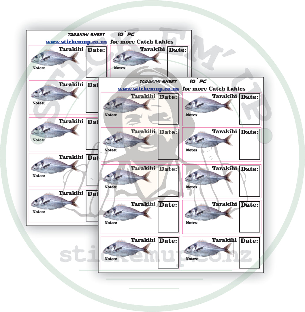 Tarakihi Fish Labels