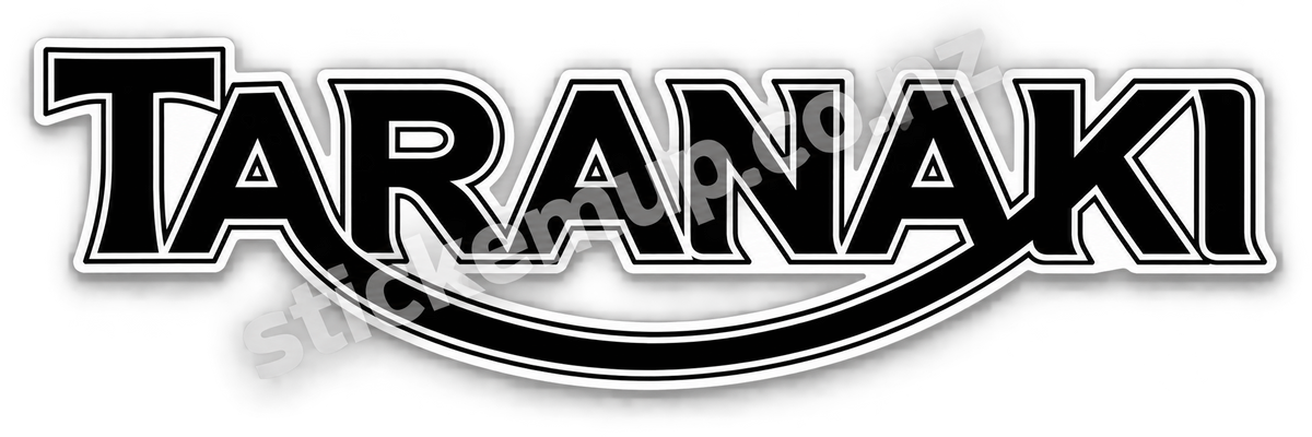 Taranaki Sticker – watermarked product preview