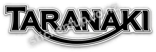 Taranaki Sticker – watermarked product preview
