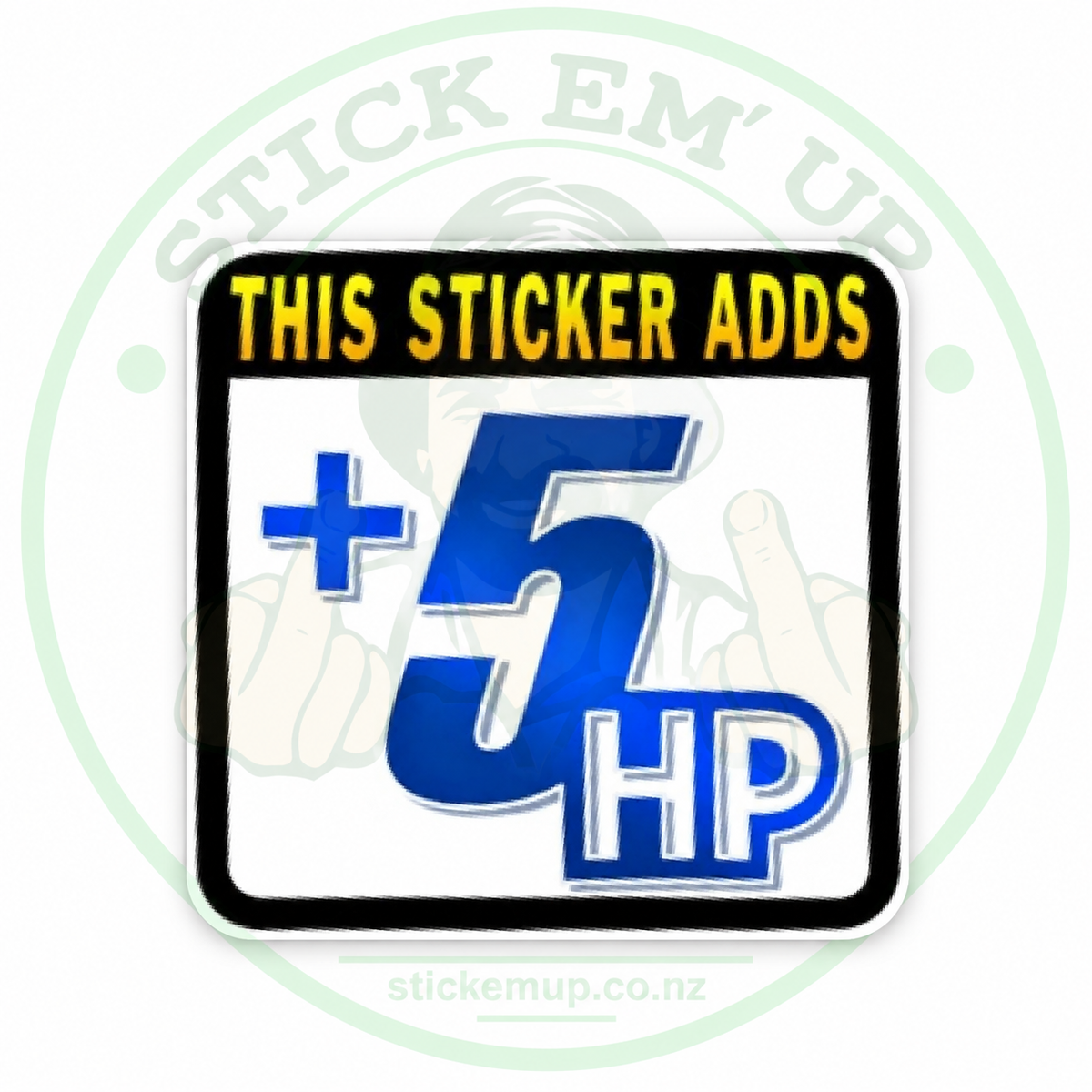 This Sticker Adds 5 HP Mini Sticker — Stick Em’ Up logo-watermarked preview