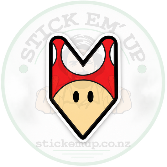Toad Mushroom Wakaba Sticker — logo-watermarked preview