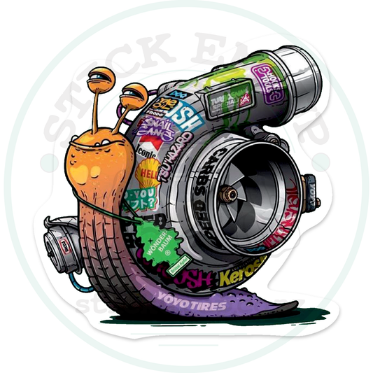 Turbo Snail Sticker – sticker cut contour and Stick Em’ Up watermark